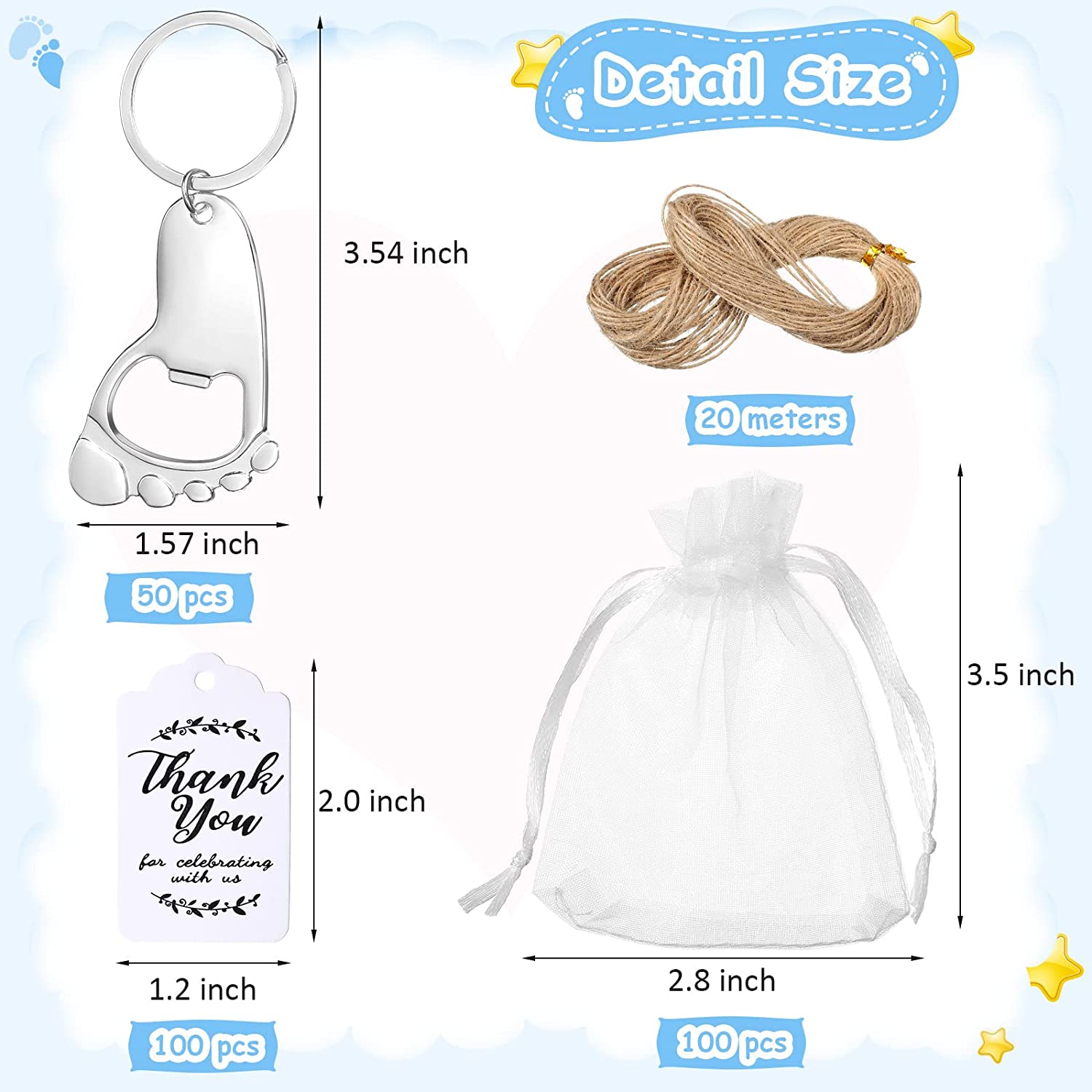 Set di 50 Apribottiglie Portac - Zwitsal Baby Products recensione e prezzo